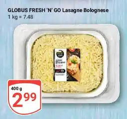 Globus GLOBUS FRESH 'N' GO Lasagne Bolognese Angebot