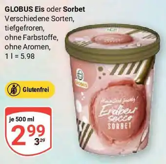 Globus GLOBUS Eis oder Sorbet Angebot