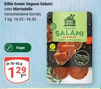 Globus Billie Green Vegane Salami Angebot