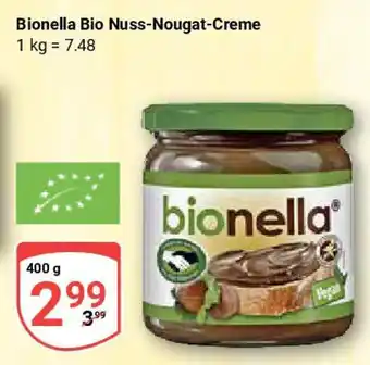 Globus Bionella Bio Nuss-Nougat-Creme Angebot