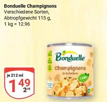 Globus Bonduelle Champignons Angebot