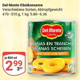 Globus Del Monte Obstkonserve Angebot