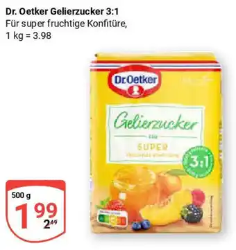 Globus Dr. Oetker Gelierzucker Angebot