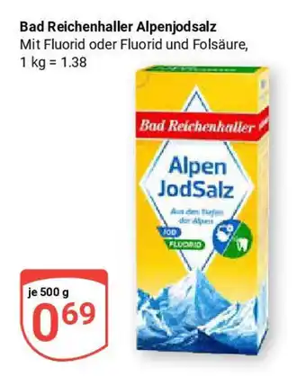 Globus Bad Reichenhaller Alpenjodsalz Angebot
