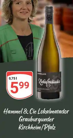 Globus Hammel & Cie Lokalmatador Grauburgunder Kirchheim/Pfalz Angebot