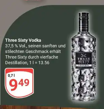 Globus Three Sixty Vodka Angebot