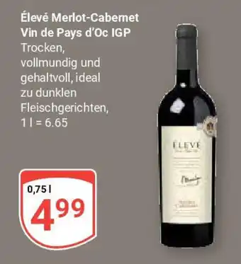 Globus Élevé Merlot-Cabernet Vin de Pays d'Oc IGP Angebot