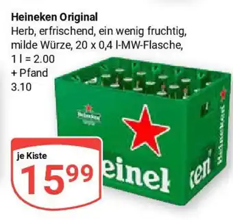 Globus Heineken Original Angebot