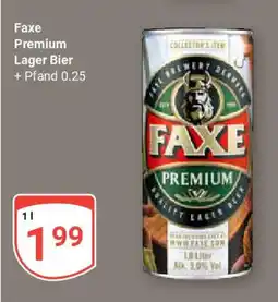 Globus Faxe Premium Lager Bier Angebot
