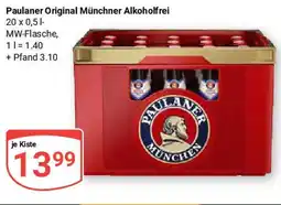 Globus Paulaner Original Münchner Alkoholfrei Angebot