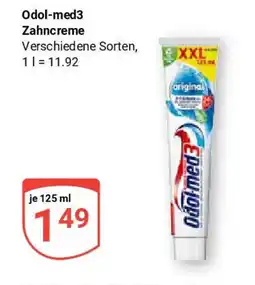 Globus Odol-med3 Zahncreme Angebot
