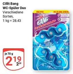 Globus Cillit Bang WC-Spüler Duo Angebot