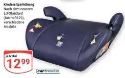 Globus Kindersitzerhöhung cartrend Angebot