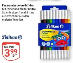 Globus Fasermaler colorella duo Pelikan Angebot