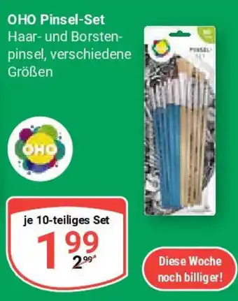 Globus OHO Pinsel-Set Angebot