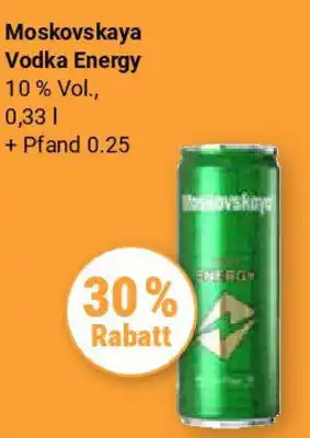 Globus Moskovskaya Vodka Energy Angebot