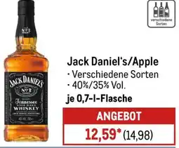 METRO Jack Daniel's/Apple Angebot