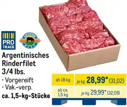 METRO Argentinisches Rinderfilet Angebot