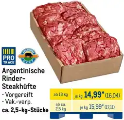 METRO Argentinische Rinder Steakhüfte Angebot