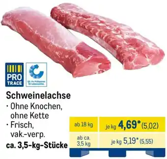 METRO Schweinelachse Angebot