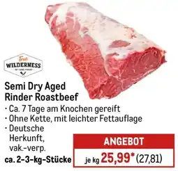 METRO True WILDERNESS Semi Dry Aged Rinder Roastbeef Angebot
