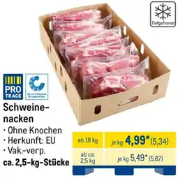 METRO Schweinenacken Angebot