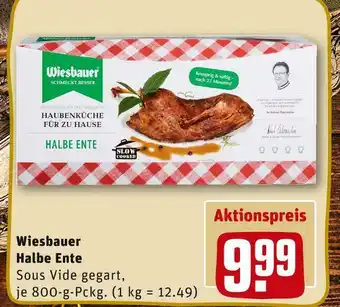 REWE Wiesbauer halbe ente Angebot