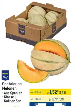 METRO METRO Chef Cantaloupe Melonen Angebot