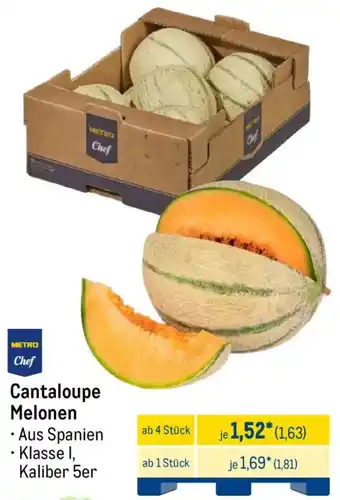 METRO METRO Chef Cantaloupe Melonen Angebot