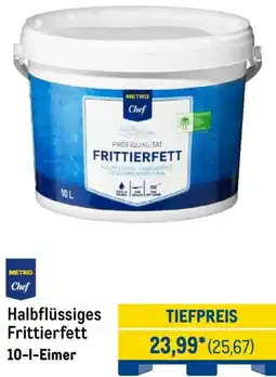 METRO METRO Chef Halbflüssiges Frittierfett Angebot