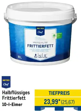 METRO METRO Chef Halbflüssiges Frittierfett Angebot
