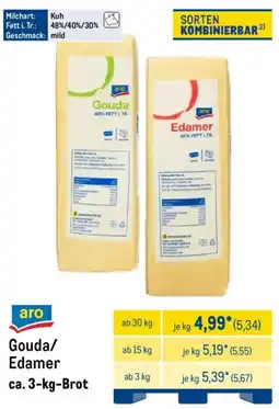 METRO aro Gouda/ Edamer Angebot