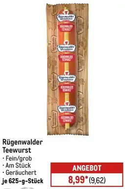 METRO Rügenwalder Teewurst Angebot