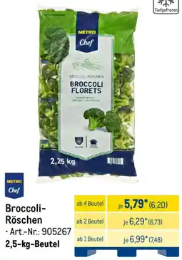 METRO METRO Chef Broccoli Röschen Angebot