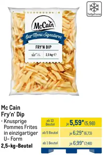 METRO Mc Cain Fry'n' Dip Angebot