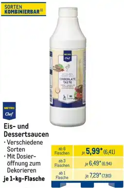 METRO METRO Chef Eis- und Dessertsaucen Angebot