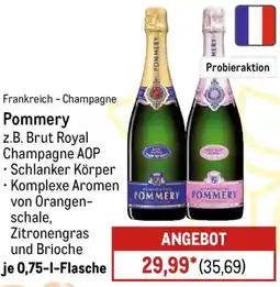 METRO Frankreich - Champagne Pommery Angebot