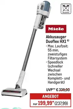 METRO Miele Akkusauger Duoflex HX1 Angebot