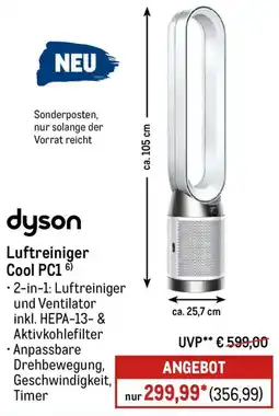 METRO dyson Luftreiniger Cool PC1 Angebot