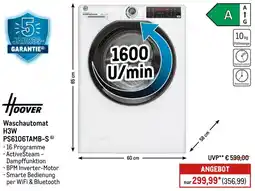 METRO HOOVER Waschautomat H3W PS6106TAMB-S Angebot