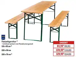 METRO METRO PROFESSIONAL Festzeltgarnitur Angebot