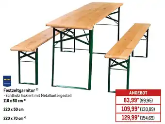 METRO METRO PROFESSIONAL Festzeltgarnitur Angebot