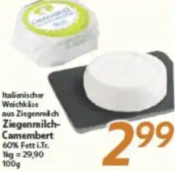 inkoop Ziegenmilch Camembert Angebot