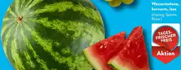 Aldi Süd Wassermelone, kernarm, lose Angebot