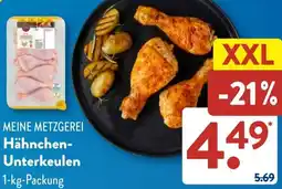 Aldi Süd MEINE METZGEREI Hähnchen Unterkeulen Angebot