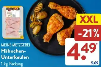 Aldi Süd MEINE METZGEREI Hähnchen Unterkeulen Angebot