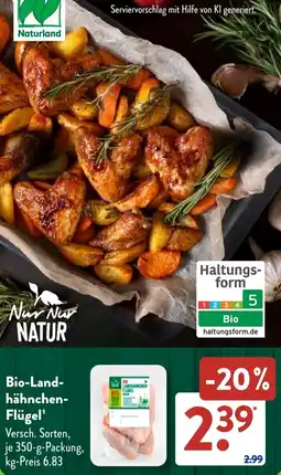 Aldi Süd Bio-Landhähnchen Flügel Angebot