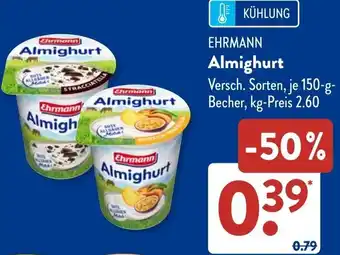Aldi Süd EHRMANN Almighurt Angebot