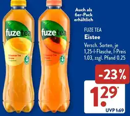 Aldi Süd FUZE TEA Eistee Angebot