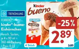 Aldi Süd FERRERO kinder bueno Eishörnchen Angebot